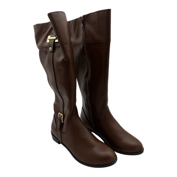 Karen Scott, Deliee2 Riding Boots Cognac Size 8.5 - Picture 1 of 9
